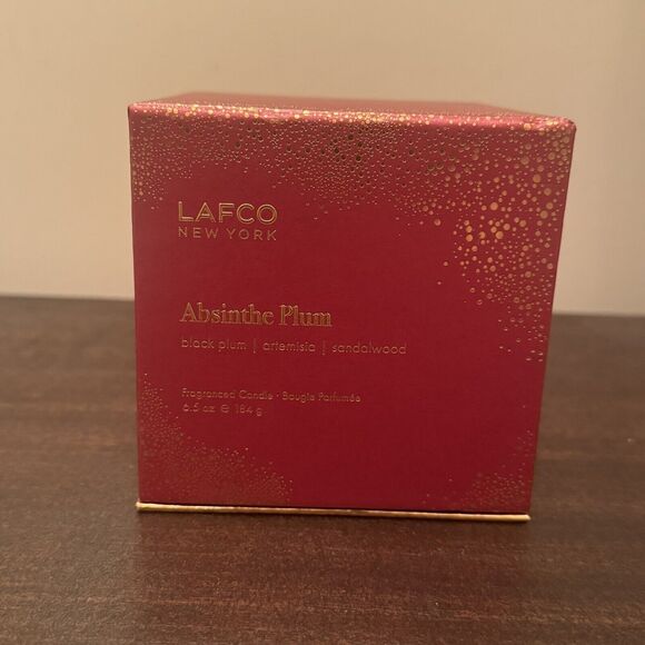 NEW LAFCO NY Absinthe Plum Luxury Candle 6.5 oz Fragranced Holiday 2024 UNSEALED - Picture 2 of 9